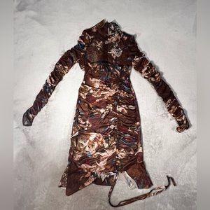 Brown Renaissance Dress from FashionNova | Size S